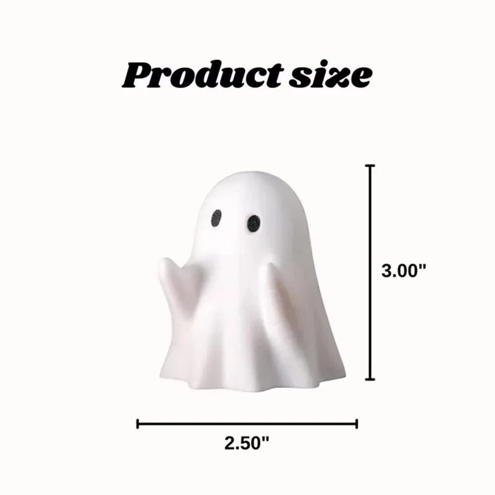 Spooky Ghost Pen Holder Funny Figurine Design Pencil Desk Organizer Accessory Gift for Families And Friends