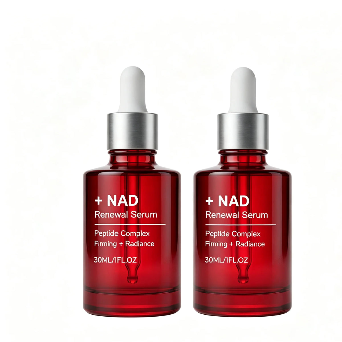 2Pcs  NAD+ Facial Firming&Reversing Serum for Face and Neck, Korean NAD Renewal Serum, Collagen Extract & Peptides Facial Serum, Anti-aging Reduces Wrinkles & Fine Lines, Looking Radiant Skin