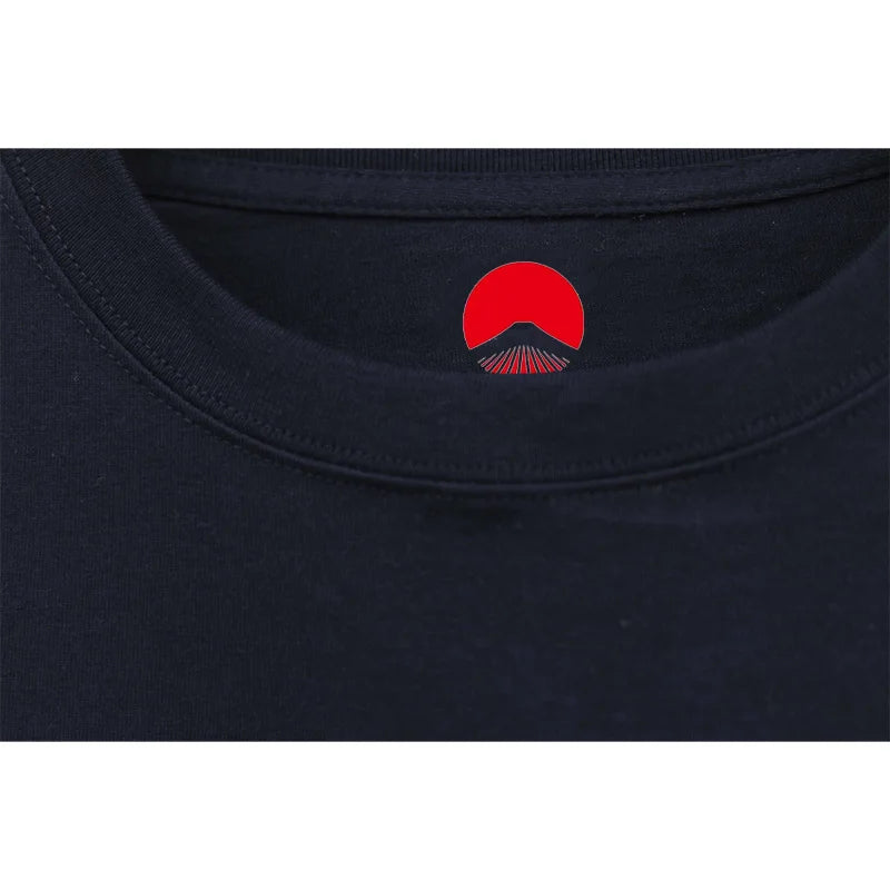2025 Japanese Mount Fuji Small logo Embroidery Men/Women Unisex Long Sleeved T-shirt Cotton O-Neck Hoodie Loose Sweatshirt Tops