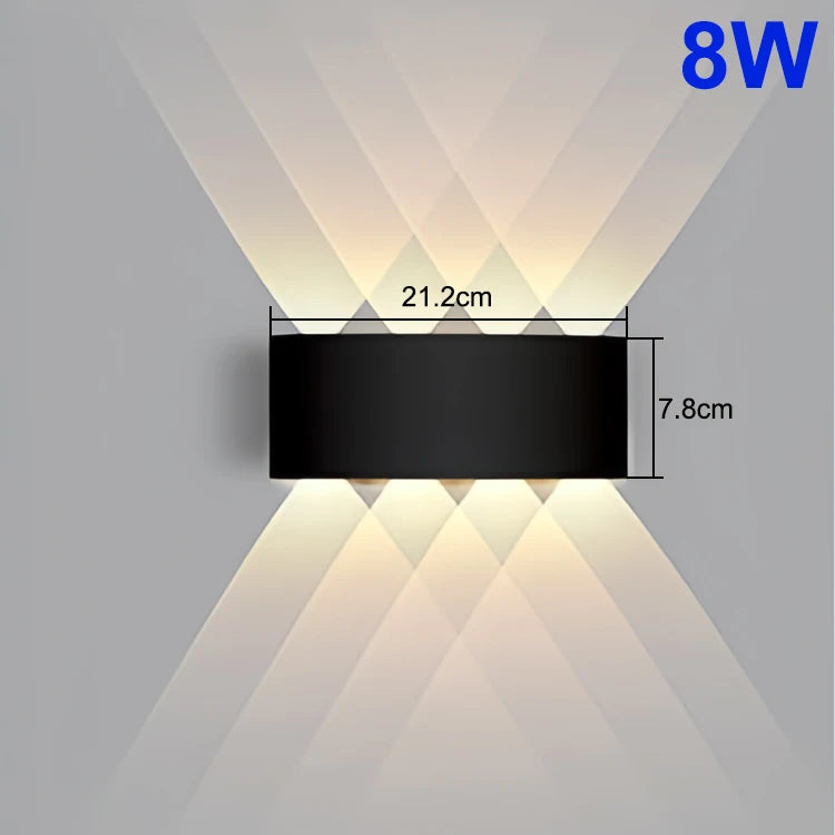 Up and Down LED Wall Lamp Waterproof Interior Wall