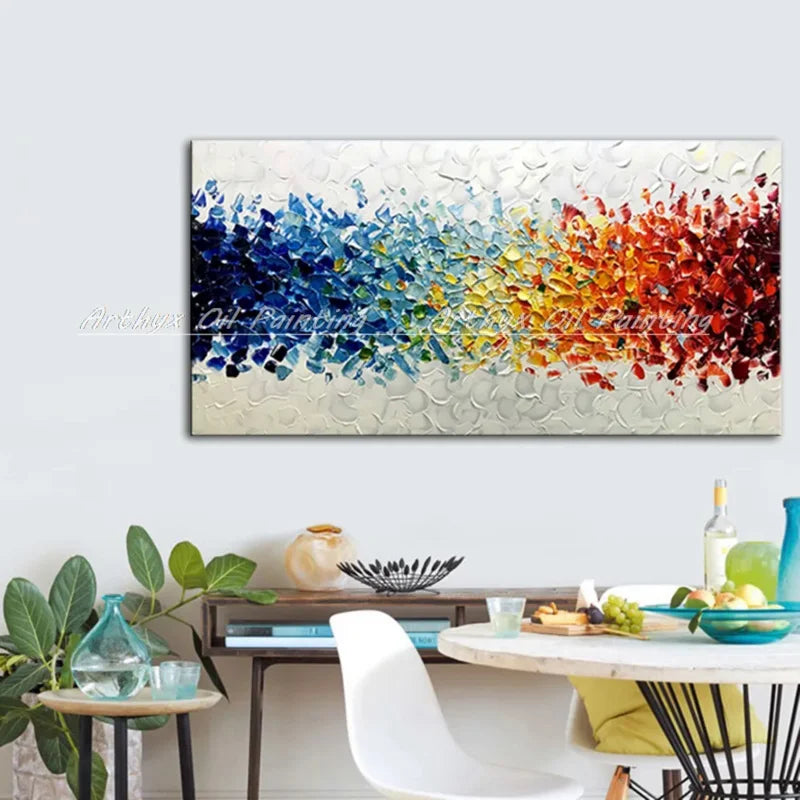 Classic Abstract Aesthetics Wall Art Block Texture HD Oil On Canvas Posters And Prints Home Bedroom Living Room Decoration Gifts