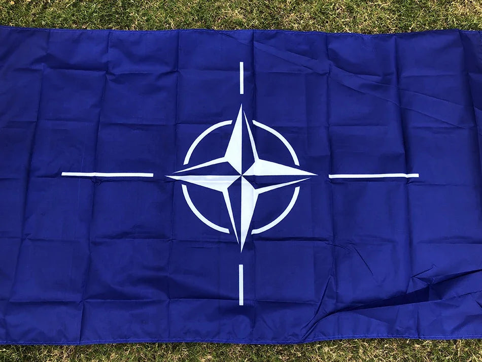 TIKI FLAG 90x150cm North Atlantic Treaty NATO Flag International Organization Flag