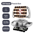 24-Heads Fascia Gun High-Frequency Vibration Body Massage Gun Back And Waist Massager Neck Shoulder Massager Muscle masajeador
