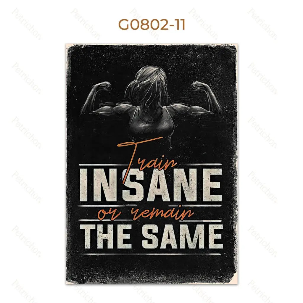 Muscle Motivation Inspirational Quotes Bodybuilding Wall Art Canvas Painting Posters Picture For Gym Fitness Office Home Decor