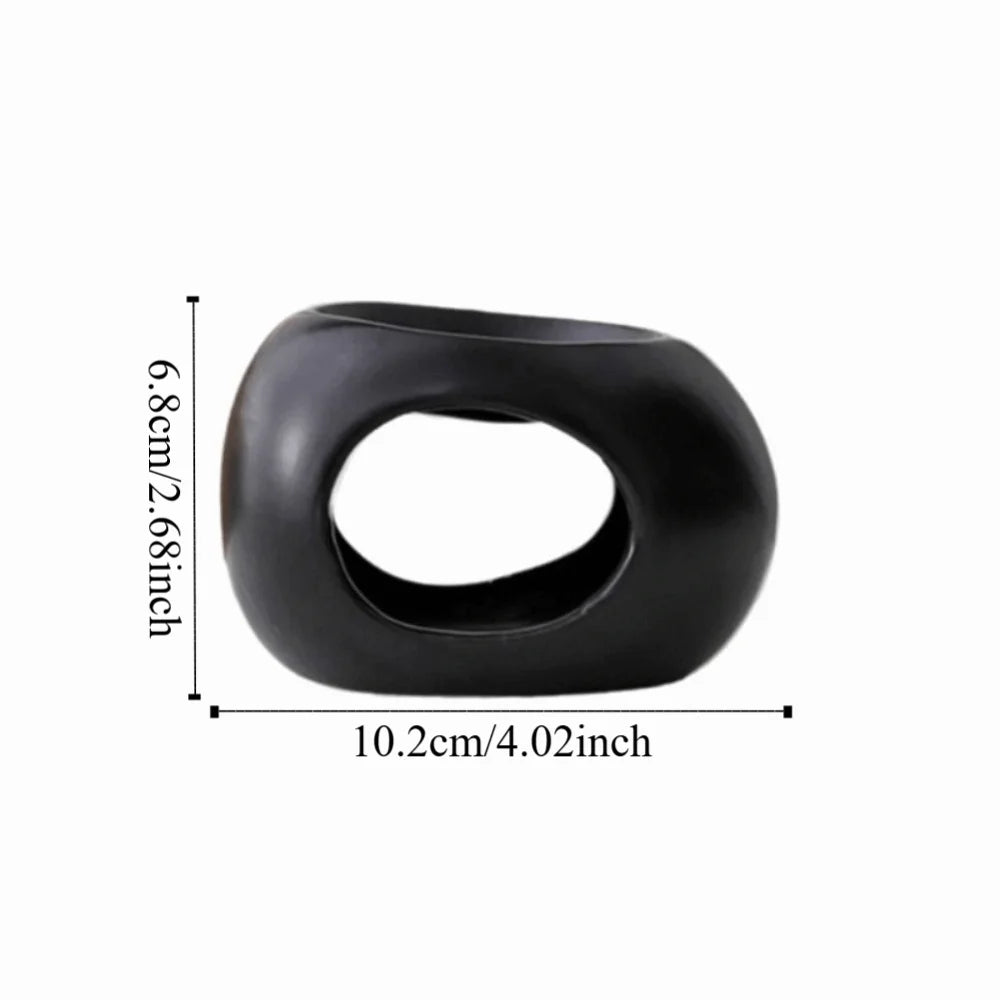 Ceramic Essential Oil Burner Minimalist Modern Aromatherapy Burner Decorative Candle Heating Holder Bedroom