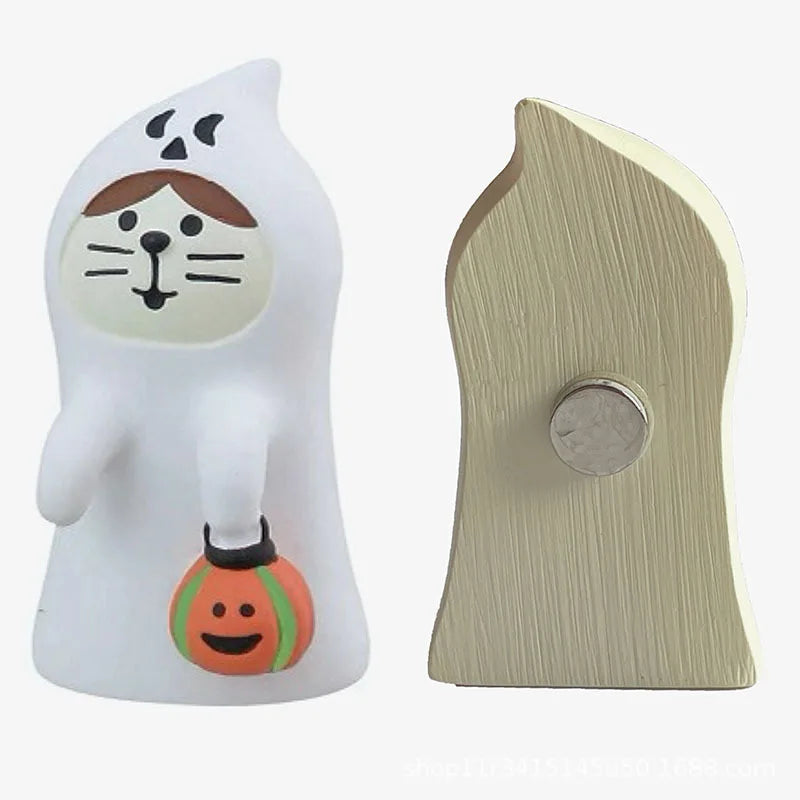 Resin Cute Cartoon Cat Fridge Magnetic Sticker Kawaii Zakka 3D Refrigerator Magnet Cute Magnets Home Decor New مغناطيس ثلاجة
