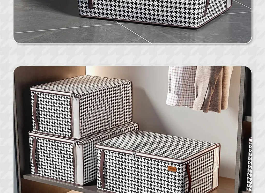 Thickened Non-woven Quilt Storage Bag For Household High-capacity Clothing Clothes Packaging Bag Organizing Luggage Bag