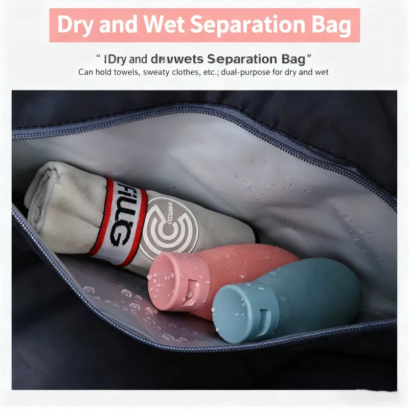 Travel Gym Bags Dry Wet Separation Shoulder Bag Yoga