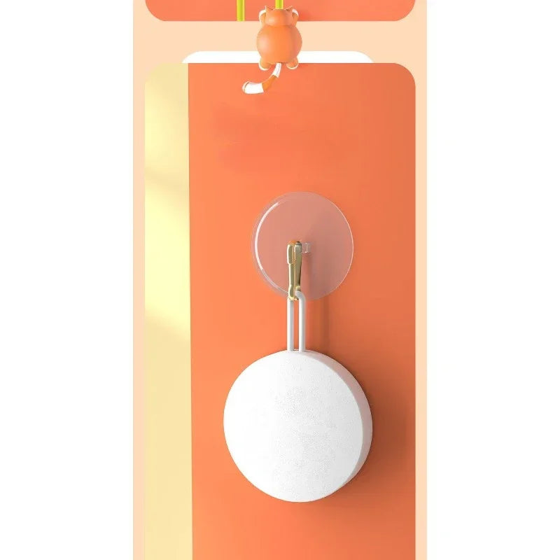 Cat Rope Long Rope Teasing Cat Toy Accessories Pet Kitten Toy Cat Toy Swing Sticky Disc Elastic with Bell Hanging Door Teasing