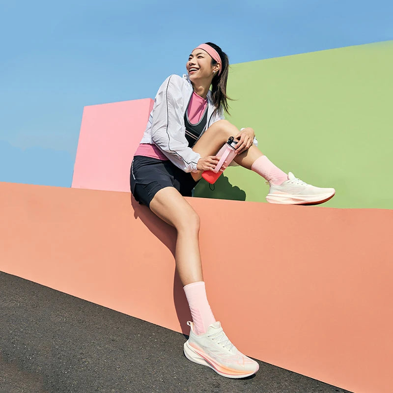 Xtep 2000KM 2.0 Running Shoes Women Summer Shock Absorption