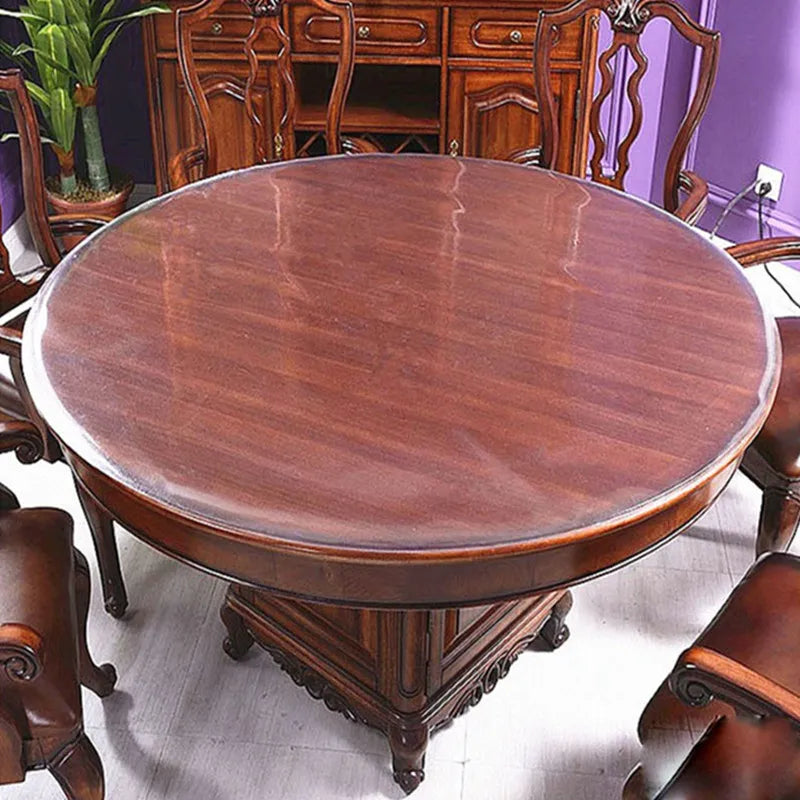 1pcs thickness 1.0mm Soft glass PVC plastic tablecloth  transparent tablecloth waterproof kitchen pattern oil soft cloth
