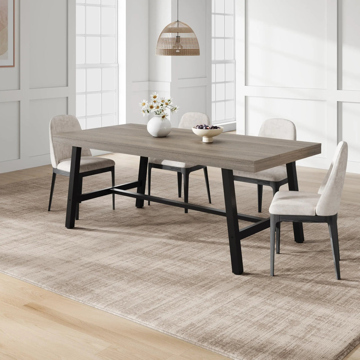 GarveeLife 70.87 Inch Rectangle Dining Room Table for 6-8