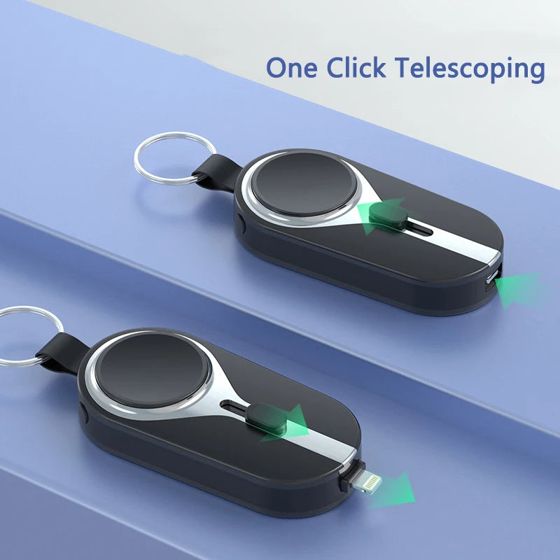Mini Solar Power Bank 3000mAh Wireless Charger for Apple Watch 8 7 6 5 External Battery Charger for iPhone Samsung Huawei Xiaomi