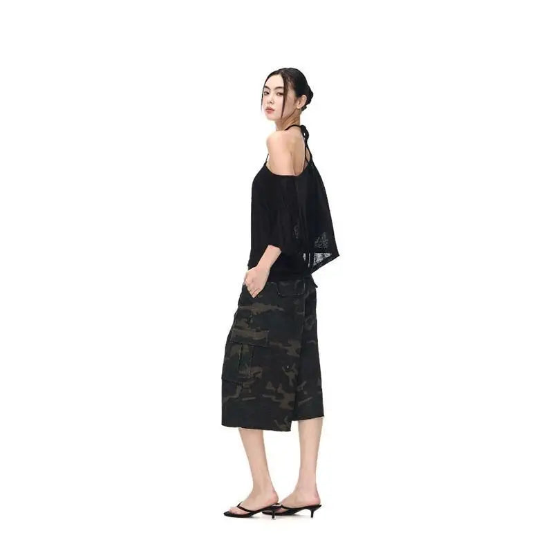 Kimutomo T Shirts Women Short Sleeve Loose Vintage Grunge Gothic