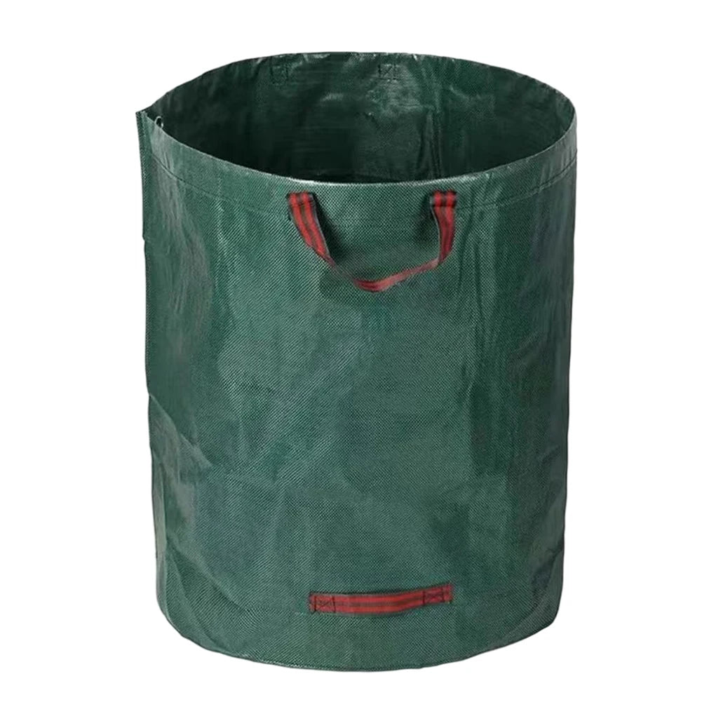 120L-500L Waterproof Large Capacity Leaf Sack, Yard Waste Collection Storage Container for Garden Lawn Outdoor