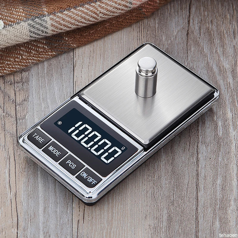 Electronic Jewelry Scale Balance Gram Scale 500g/0.01g High Accuracy Jewelry Gold Scales Mini Pocket Scale Kitchen Weight Tools