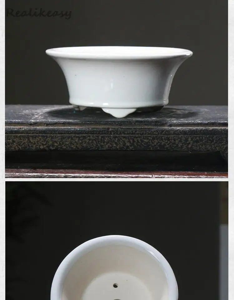 6Size Purple Sand Flower Pot Ceramic Bonsai Pot Handmade Succulent Flower Pot Chinese Landscape Flower Pot Home Decor LE302