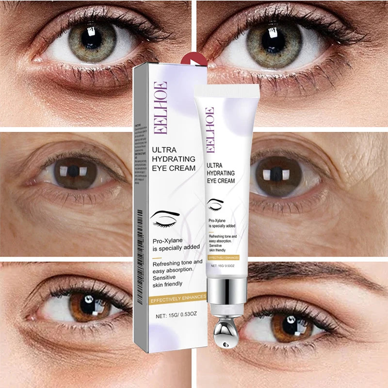 Retinol Remove Wrinkle Eye Cream Instant Firming Lifting Fade Fine Lines Eye Bags Anti Dark Circle Brightening Beauty Skin Care