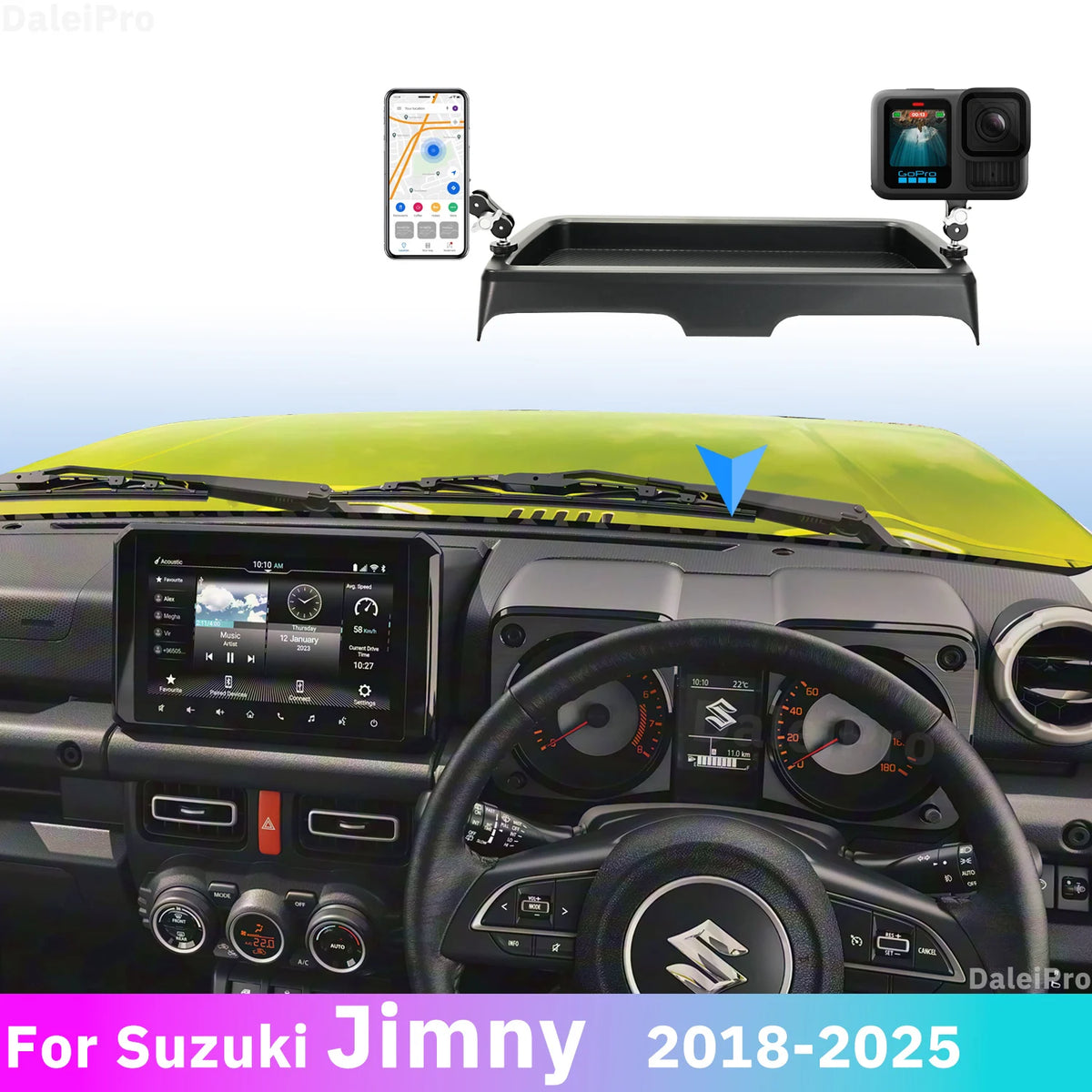 Wireless Charging Mount for Suzuki Jimny
