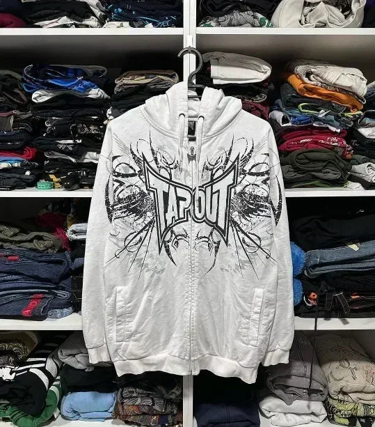 Hooded Sweatshirt Creative Print Pattern Designs Men Harajuku Style Casual Hip Hop Element Hoodie Fall and Winter Long Sleeve