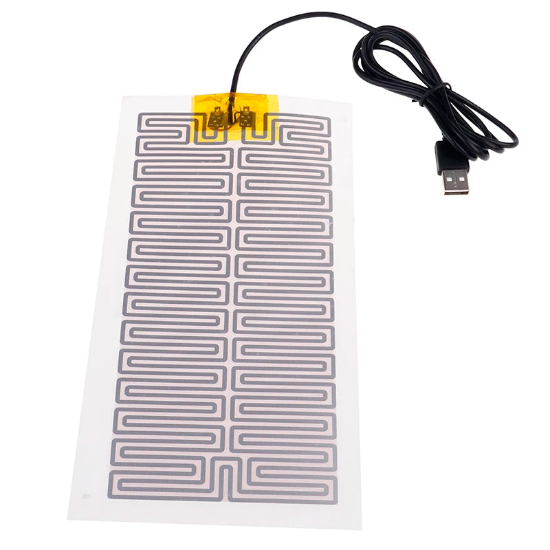 USB Heating Element Film Heater For Warm Feet Hand Warmer Electric Belts Carbon Fiber Heated Pads