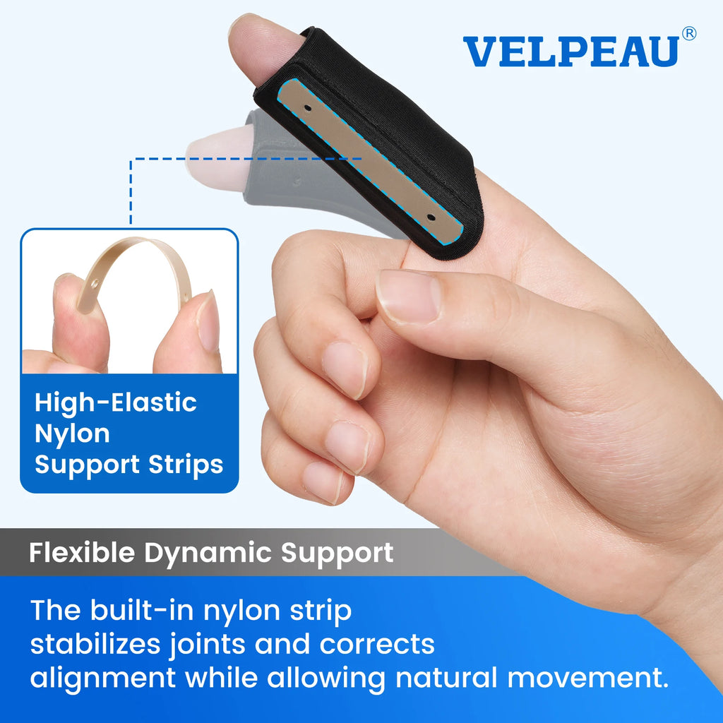 VELPEAU Trigger Finger Splint for Straighten Sprain Joint Protection