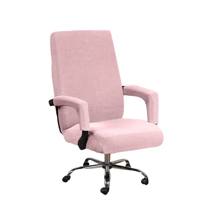 Elastic Computer Office Chair Cover Kitchen Modern Simple Desk Chair Cover Armrest Seat Cover Suitable for All Seasons