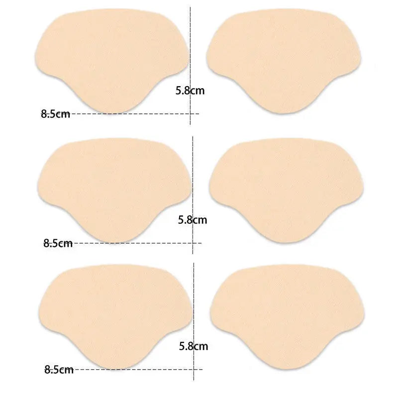 Heel Repair Patches Anti-Wear Heels Protectors Self-Adhesive Heels Pads Suitable for a variety of shoes 6Pcs/18Pcs