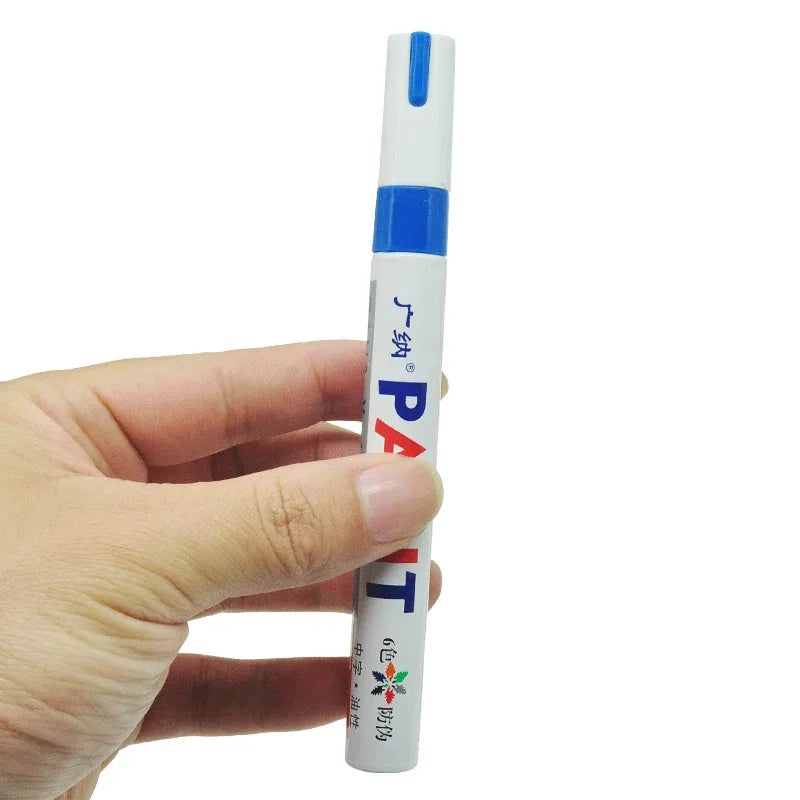 1/12Pcs Paint Pen Paint Markers Waterproof Car Tyre Oil-Based Paint Pen Set Quick Dry And Permanent