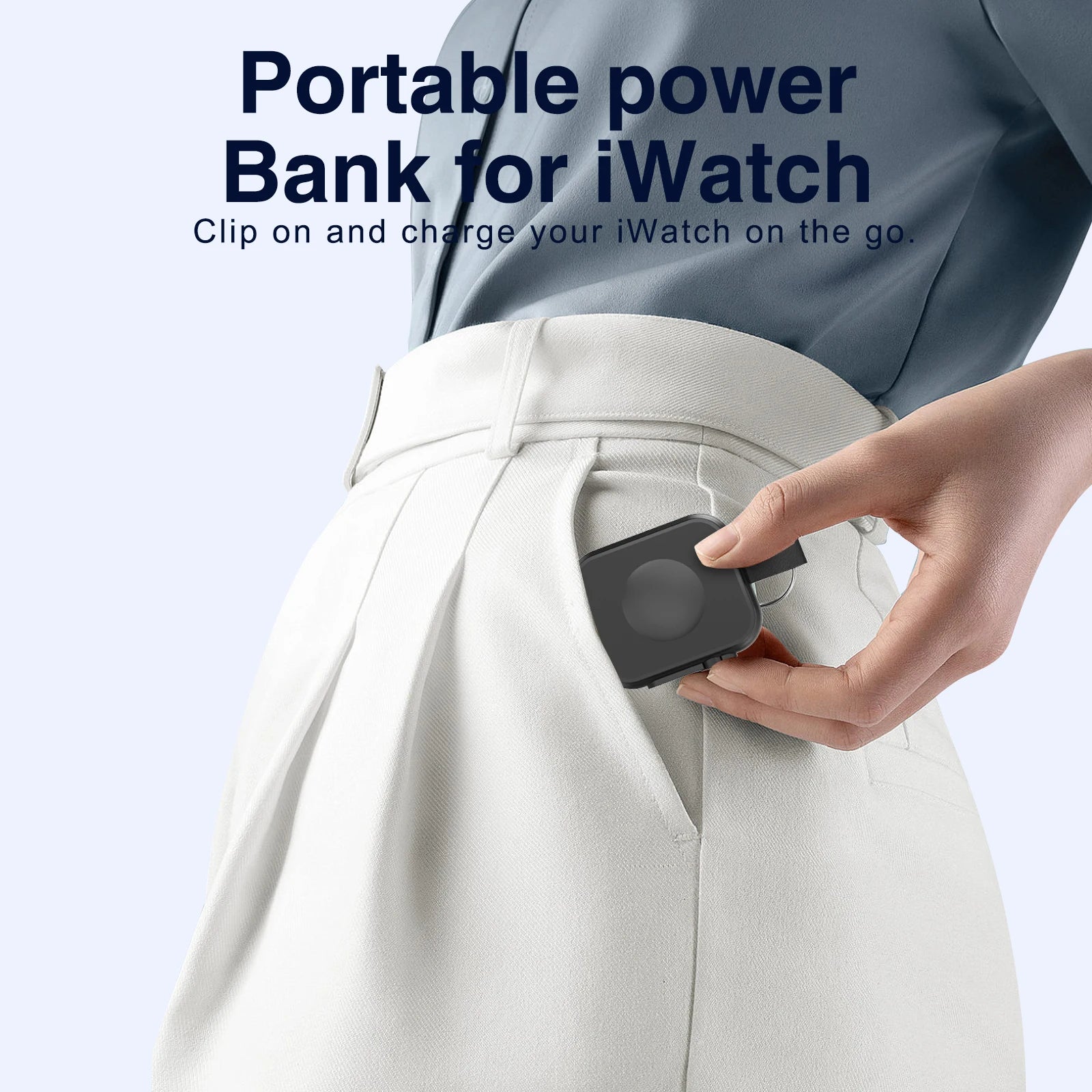 Protable Power Bank For Apple Watch Charging 1200mAh Magnetic Wireless Charger For Iwatch Series Mini Powerbank Spare Battery
