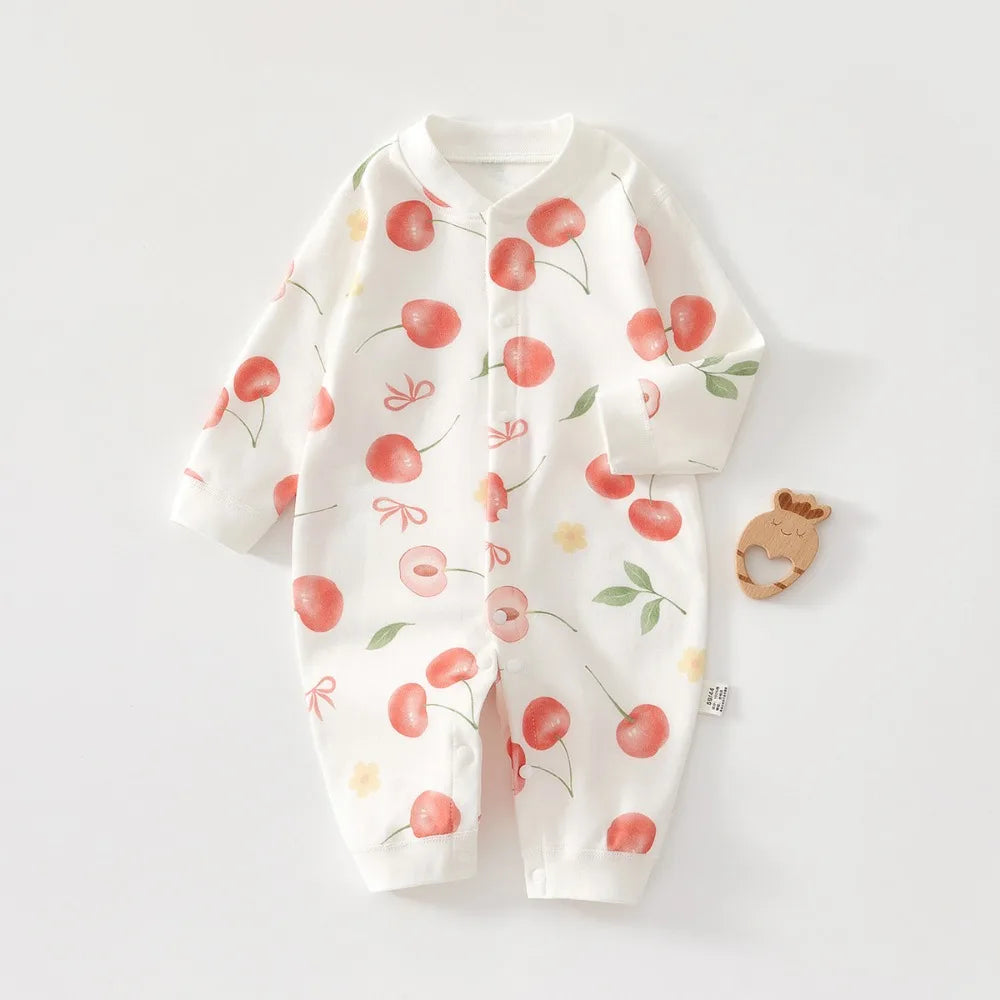 Aynigiell Spring &amp; Autumn 0-12 Months Baby Jumpsuits
