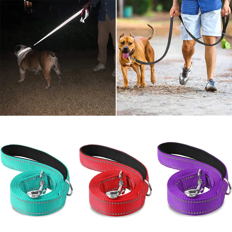 Reflective Safety Rope for Dog Cat Leash Rope Pet Lead Belt Outdoor Training Dog Lanyard for Small Medium Large Dogs Product