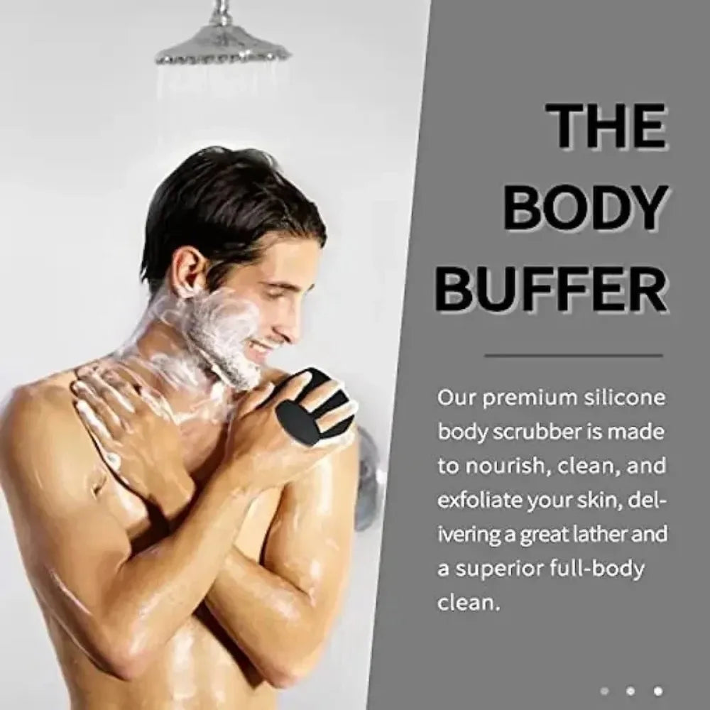 Soft Silicone Body Shower Scrub Brush Handheld Facial Cleansing Tool Gentle Exfoliation Massage Brush for Skin Care Accessories
