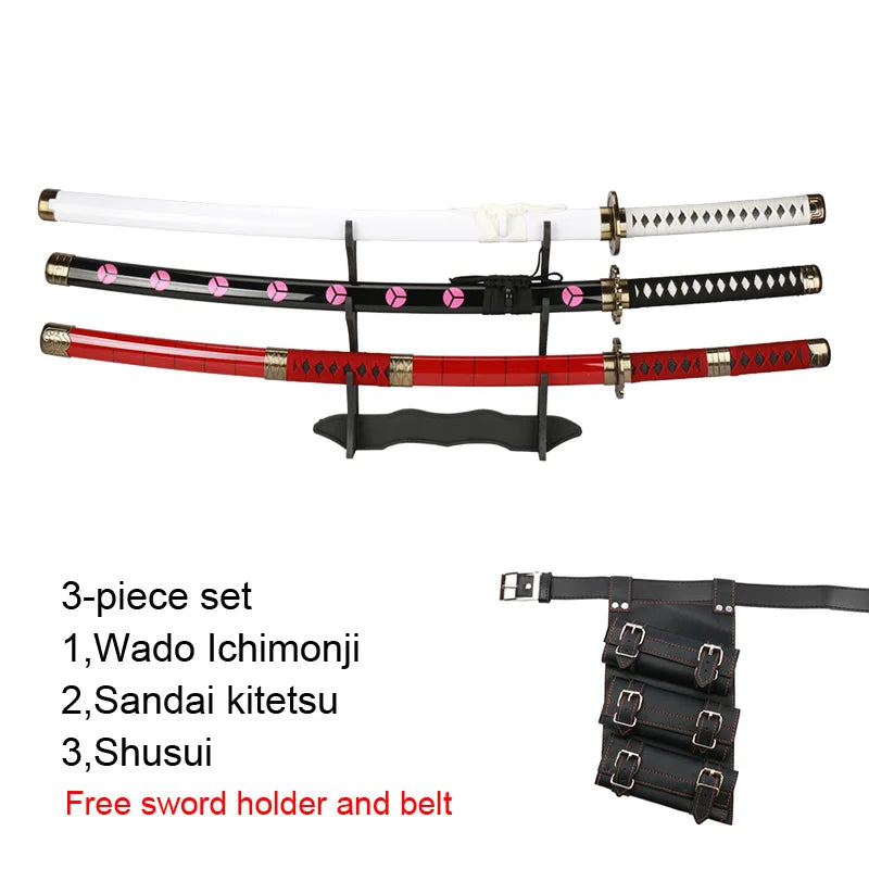 Roronoa Zoro Katana Sword Set, 104cm