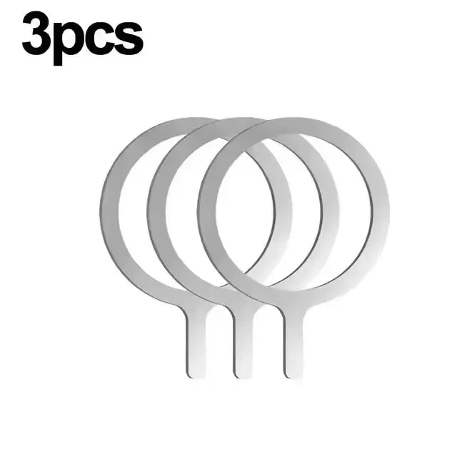 10/5/1PCS Thin Magnetic Metal Plate Ring For Magsafe Wireless Charger Iron Sheet Sticker Magnet Car Phone Holder Universal