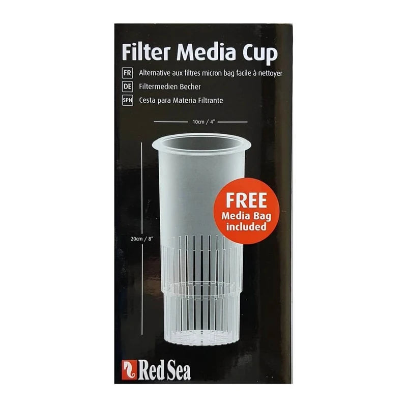 RED SEA Filter Media Cup with Free Bag Reef Fish Tank Aquarium Sock Easy to Clean