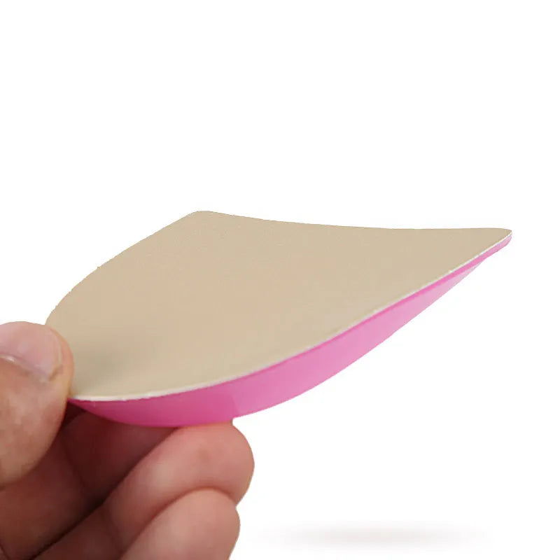 Heel Pad For Men Women Leather O-shaped Orthopedic Insoles