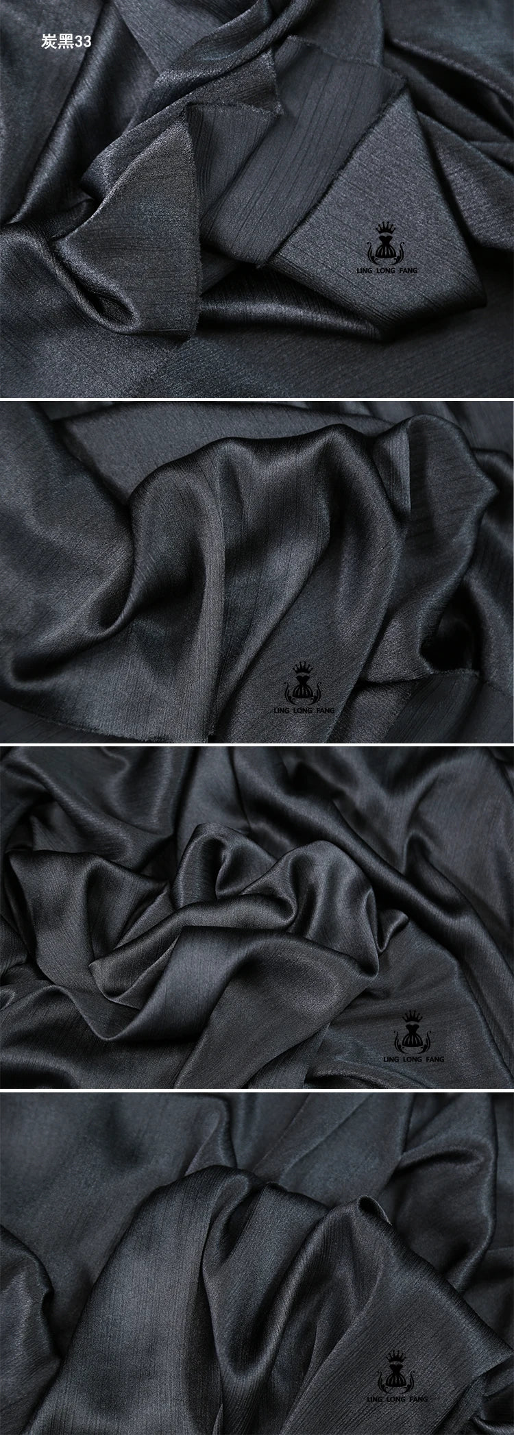 High End Glossy Texture Satin Fabric Smooth Imitation Acetate Silk Fabric Cheongsam Dress Designer Fabric Sewing Accessories
