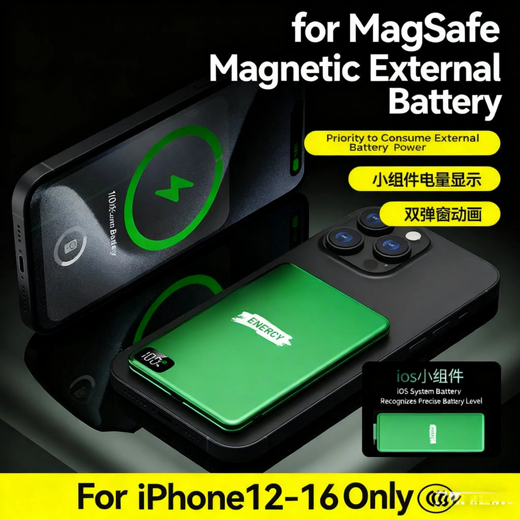 Original alloy Qi2 Powerbank for magsafe external auxiliary battery magnetic Power banks wireless charger for iPhone Airpods Pro