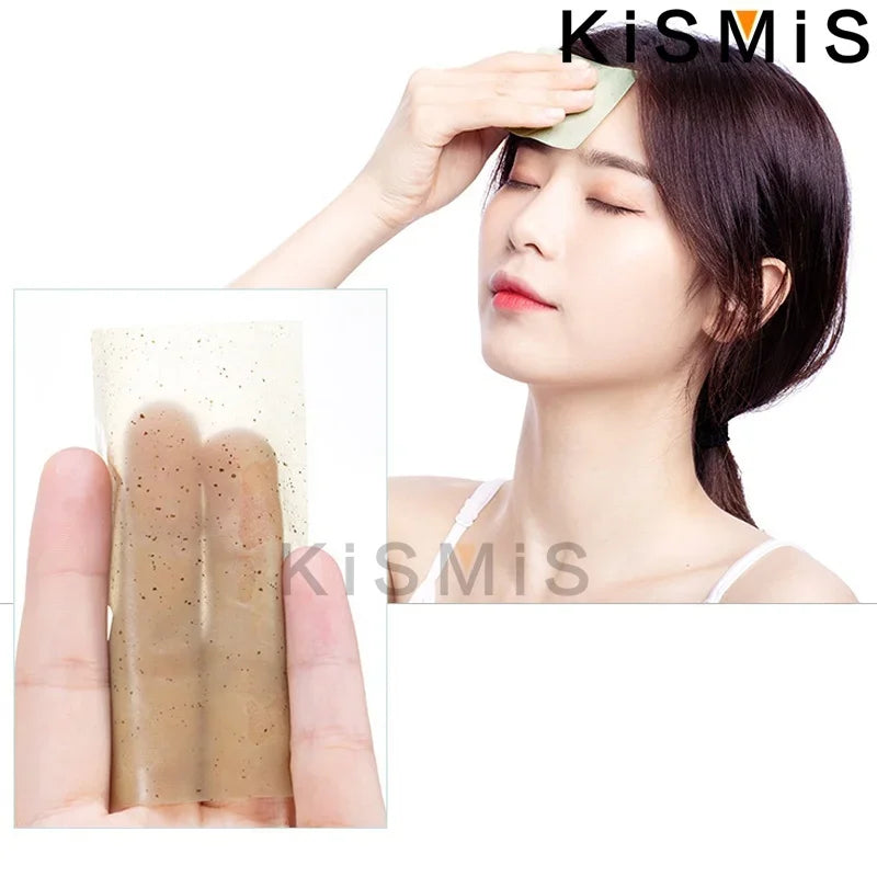 100 Sheets Oil Blotting Paper for Face Absorbs Excess Shine and Oil Portable Matte Facial Tissues for Oily Skin Care