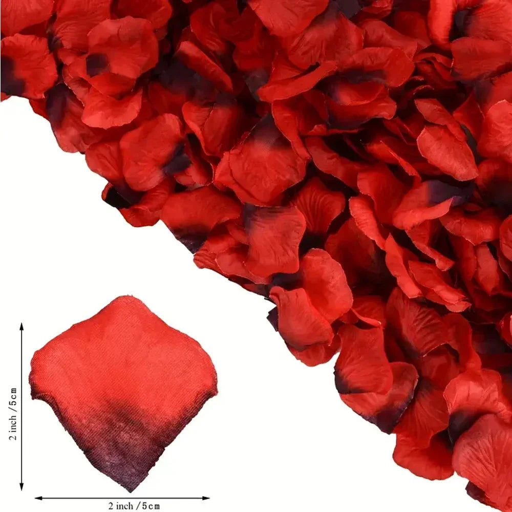 Colorful Artificial Rose Petals, Bulk