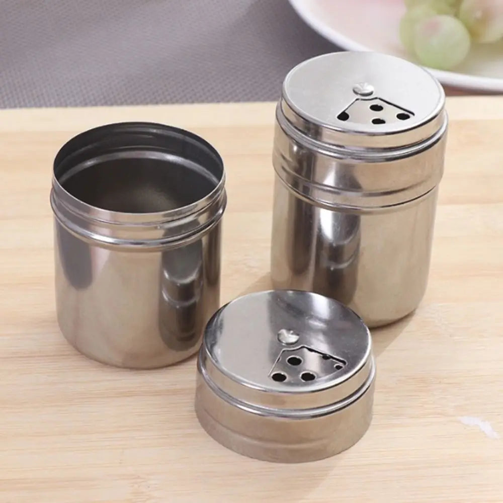 Stainless Steel Rotating Seasoning Jar