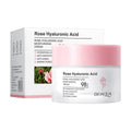 BIOAOUA Hyaluronic Acid Rose Essence Cream Shrink Pores Anti-oxidation Lock Water Hydrating Moisturizing Face Cream Skin Care