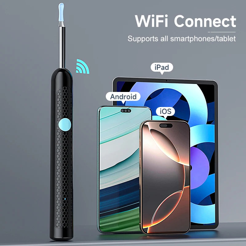 4.2MM Visual Ear Scope 1080P HD Otoscope Endoscope Ear