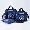 Mommy Bag Five Piece Bag Fashion Print Bears Multifunctional