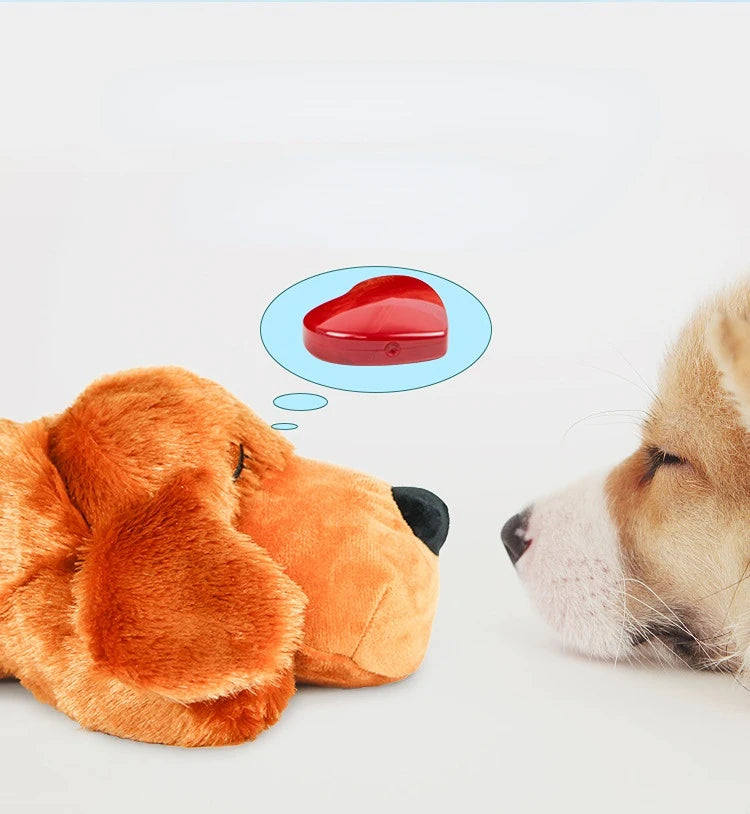 Pet Heartbeat Puppy Behavioral Training Dog Plush Pet Comfortable Snuggle Anxiety Relief Sleep Aid Doll Durable Drop Ship