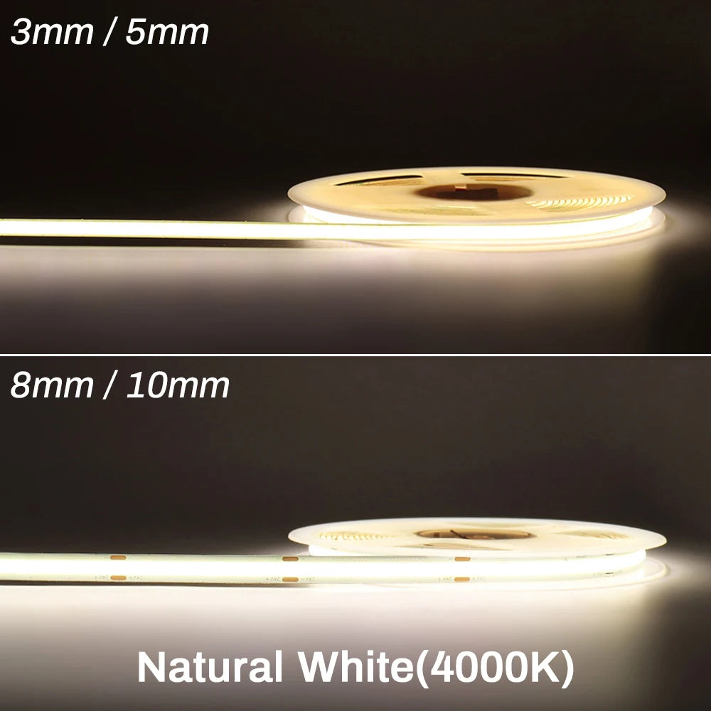 Dimmable COB LED Strip Light, High CRI