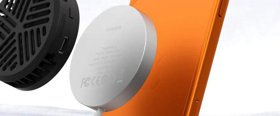 Hagibis Qi2.2 Magnetic Wireless Charger Dual-sided Magnetic 25W Fast Charging Pad for MagSafe iPhone 17/16/15/14 Pro Airpods Car