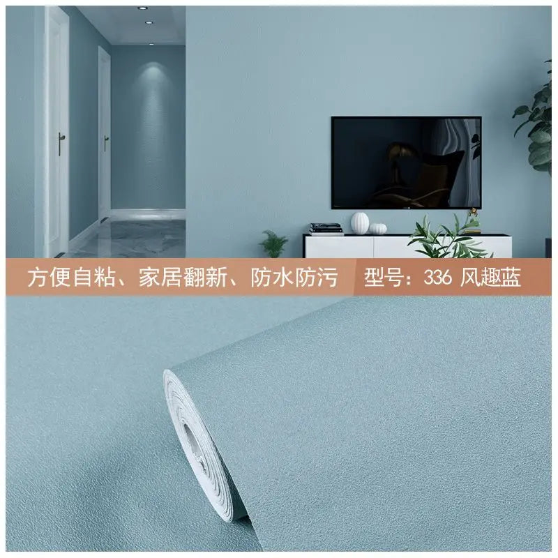 Matte PVC DIY Self Adhesive Decorable Film Vinyl Wall Stickers Kitchen Cabinets Bedroom Furniture Waterproof Oilproof Wallpapers