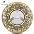CIGARLOONG Cigar Cutter Portable Round Scissors Stainless Steel Large Caliber Smooth Flat Cutter Art Gift Box Packaging CE-25FJ